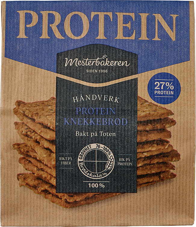 Protein knekkebrød