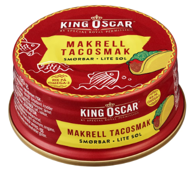 King Oscar Smørbar Makrell Tacosmak