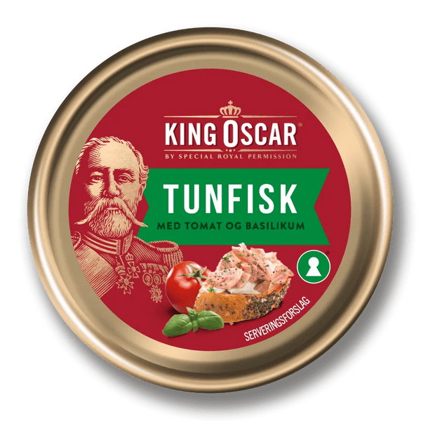 Tunfisk med tomat og basilikum