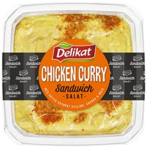 Baguettesalat Kylling Curry (Denja)