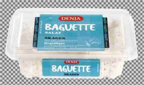 Baguettesalat Skagen (Denja)
