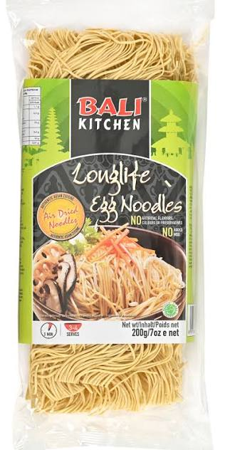 Bali Kitchen Longlife Egg Noodles