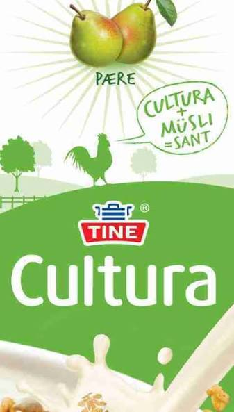Cultura, syrnet melk, pære
