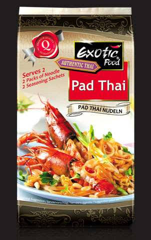 Exotic Food Pad Thai Rice Noodle w/Seasoning