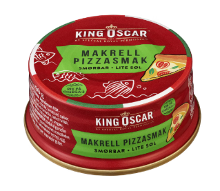 King Oskar Makrell Smørbar Pizzasmak