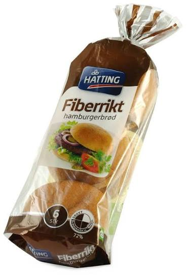 Fiberrikt Hamburgerbrød [Hatting]