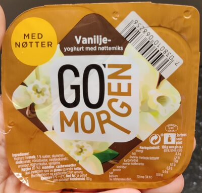 Go'Morgen Vaniljeyoghurt og nøtter