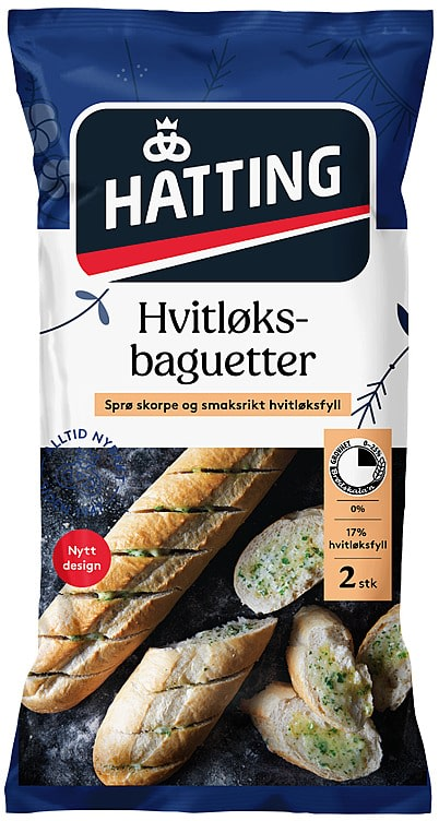 Hvitløksbaguetter [Hatting]