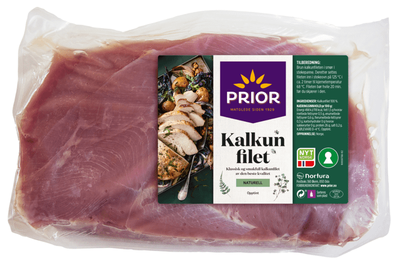 Kalkunfilet - naturell (Prior)