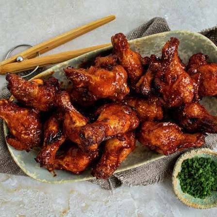 Kyllingvinger med BBQ saus - Dolly Dimples