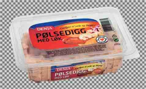 Pølsedigg med løk (Denja)