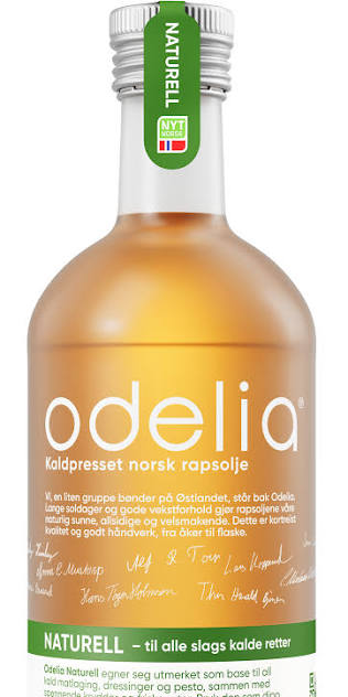 Rapsolje, kaldpresset, Odelia