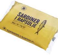 Sardiner I Rapsolje