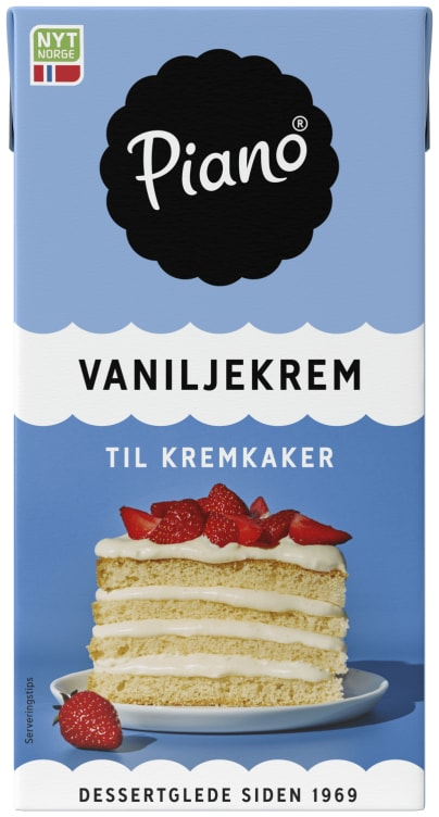 Vaniljekrem, Piano