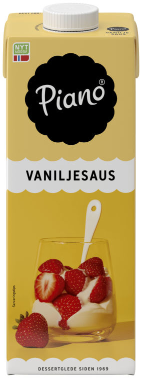 Vaniljesaus, Piano