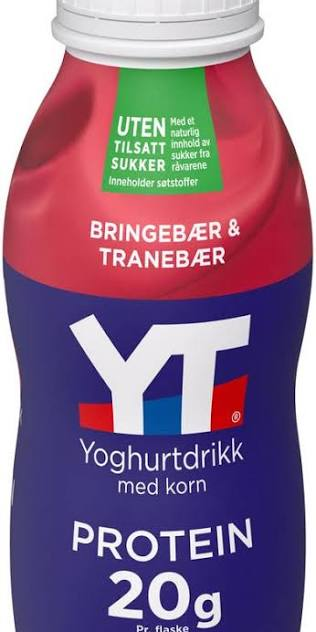 YT Yoghurt Jordbær/Tranebær