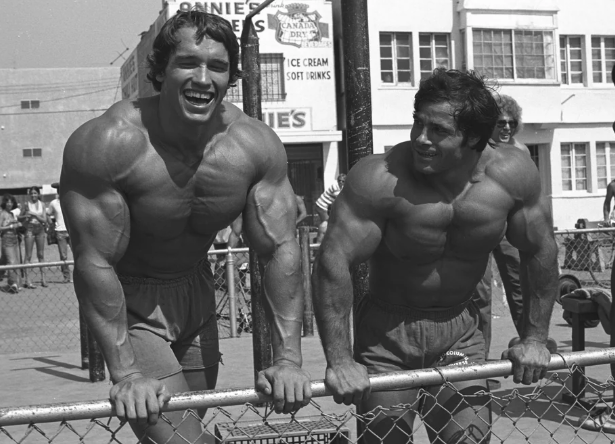 Franco Columbu og Arnold Schwarzenegger